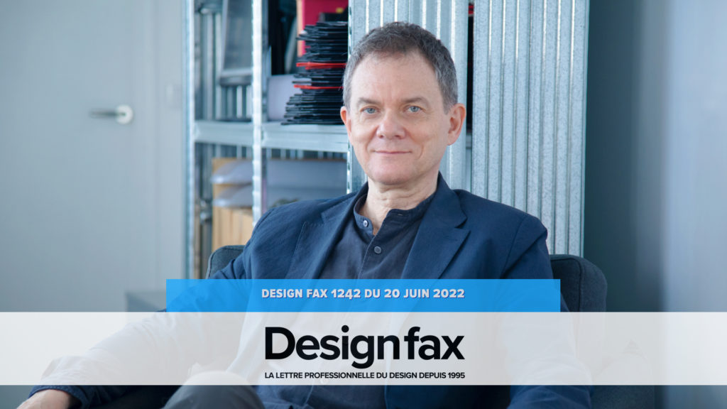 Photo portrait de Giuseppe Attoma avec l'inscription "Design Fax n°1242 du 20 juin 2022"